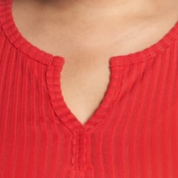 BP lightweight rib knit layering Henley plus size 2X - Picture 5 of 7